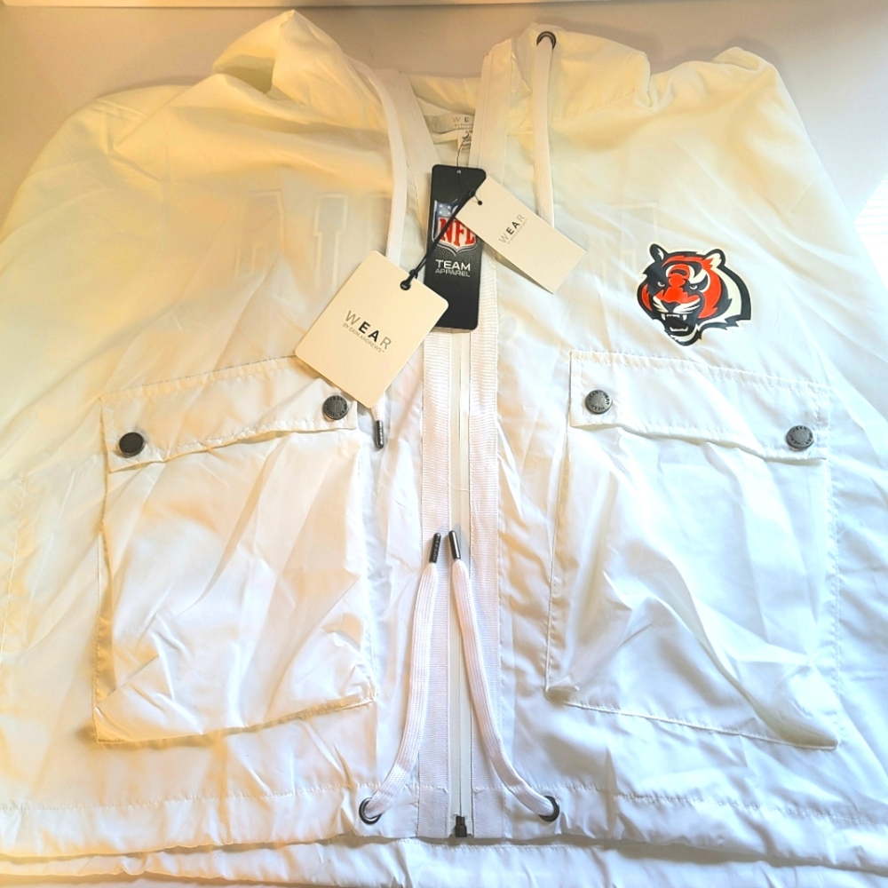 NFL Team White Bengals Jacket